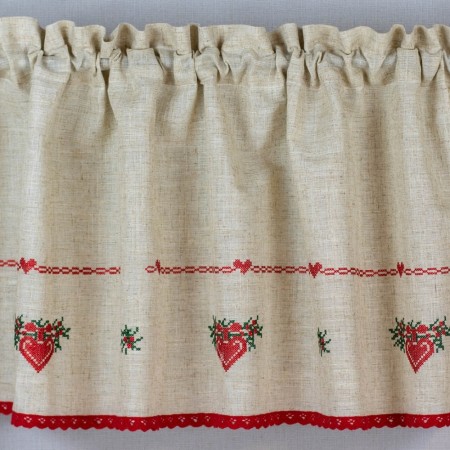 Julehjerte Kappe 30 og 45 cm